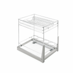 Kitchen Pull Out Drawer Basket 400mm Cabinet include runners
