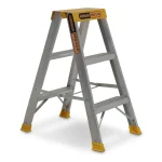 GORILLA 0.9m 150kg Pro-Lite 3 Step Double-Sided Aluminium Step Ladder