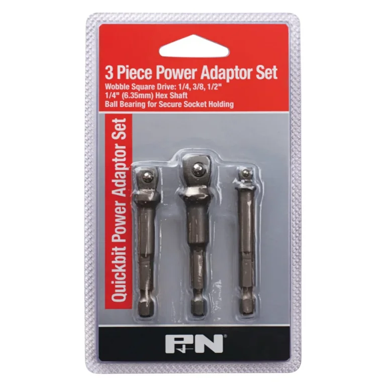 ADAPTOR WOBBLE SET QUICKBIT HEX SHANK 65MM 3PC P&N