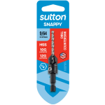 DRILL C115 CSINK HEX-SH SNAPPY & DRL JBBR CARD 9/64IN (10/12G)