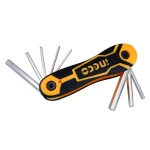 Folding Hex Key Set Metric 8PCS 1.5-8mm