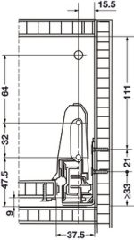 M.BOX S 84X400MM EXP.D 35KG SET WHITE - Image 3