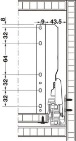 M.BOX S 84X400MM EXP.D 35KG SET WHITE - Image 2