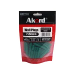 Plugs Wall Plastic Green 7x50mm PK50