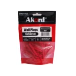 Plugs Wall Plastic Red 6x50mm PK50