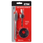 HOLESAW LOCK INSTALLATION SET 54MM & 13/25MM SPADE BITS 4PC P&N