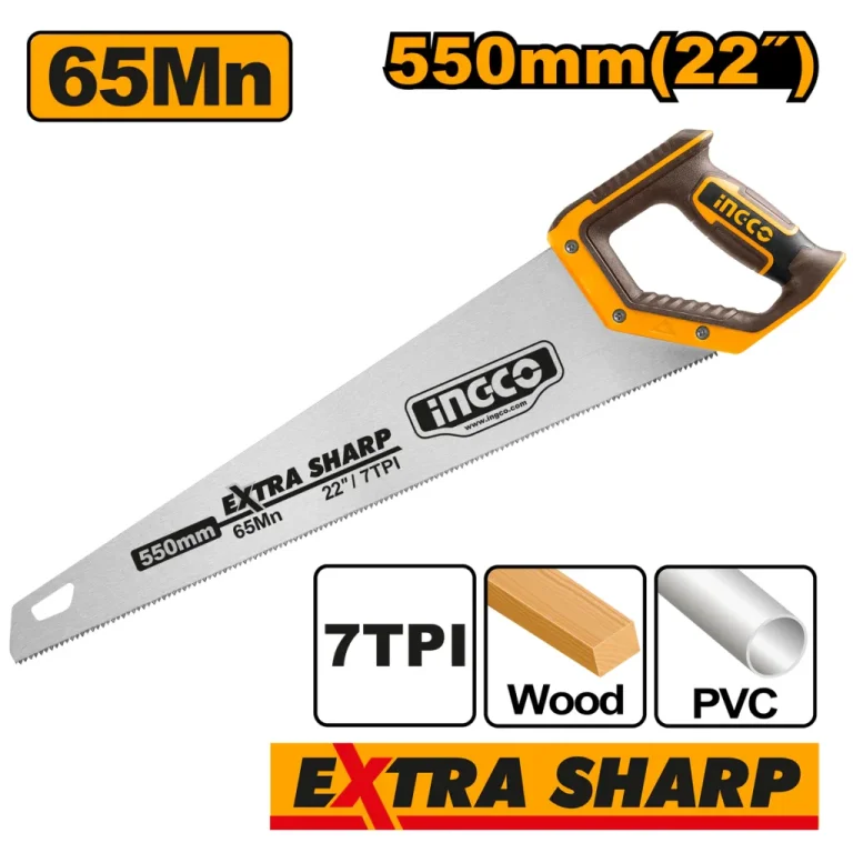 Hand Saw 7TPI Rubber Grip Handle 22INCH