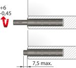 K-PUSH TECH STR 37X70MM CONC. W/BUF ANTH - Image 2
