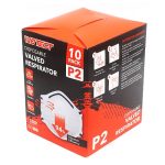Disposable Respirator with Valved Style P2 Level 10PK