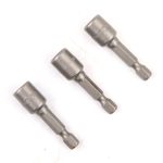 Magnetic Nut Socket 3PCS 1/4 IN. Hex Shank 8mm x48mm - Image 3