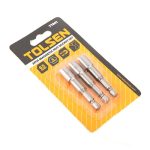 Magnetic Nut Socket Set 3PCS 1/4 IN. HexShank 6mmX 65