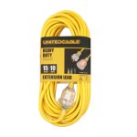 Extension Lead Heavy Duty Yellow 10APlug & Outlet 240V