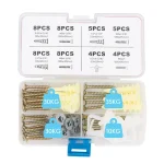 Anchor Self Drilling & Toggle Assortment Kit 50PCS