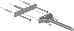 BRACKET FOR TRAIDE SHELF SUPPORT