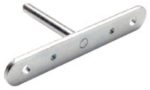 Bracket, for shelf support, Triade Steel, zinc plated