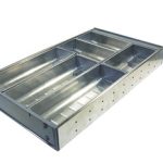 Cutlery tray, Stainless Steel To suit cabinet width 400/450 mm