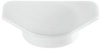 HINGE HOLE COVER PLUG WHITE - (1 PC) - Image 4