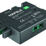 2-way distributor, Häfele Loox5 24 V box to box with switching function 2-pin (monochrome) for 1 switch, max. connected wattage 120 W / UL 90 W