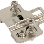 Mounting plate, Metalla Cruciform, knock in