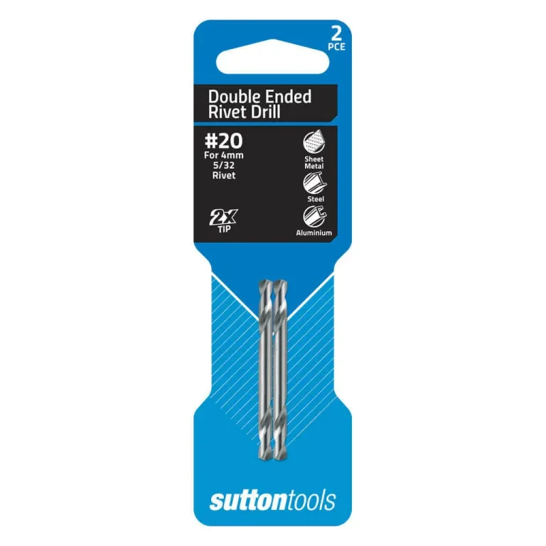 DRILL D133 PANEL TUPOINT HSS BRT 1/8ʺ (3.18MM) 2PK
