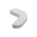 W/ROBE CORNER SHELF BRACKET WHITE