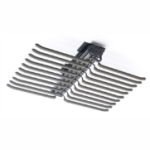 Top-mounted double rows pants rack