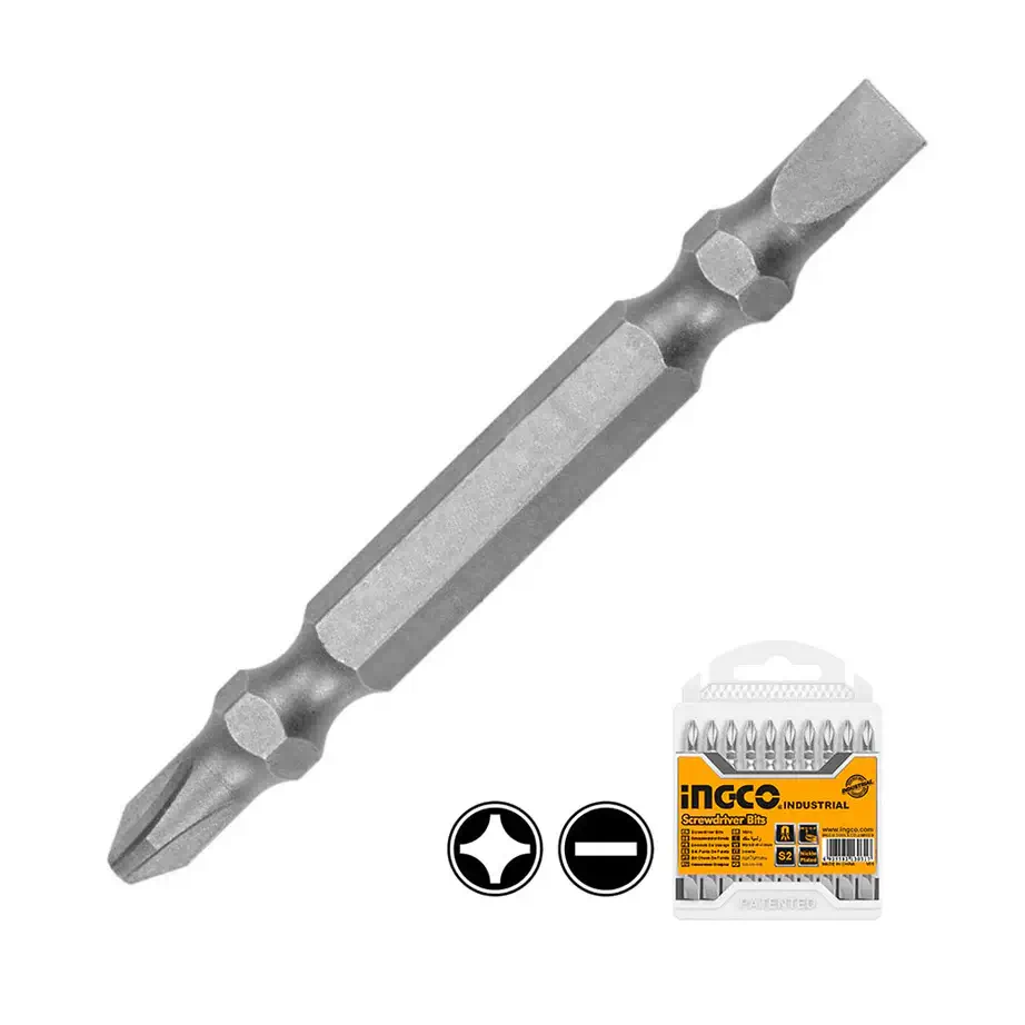BLUE SCREW DRIVER PH2 BITS Screwdriver Bit PH2 50mm (2") 10Pcs Trade