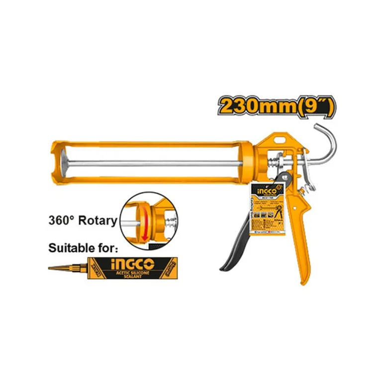 Caulking Gun 230mm Dripless