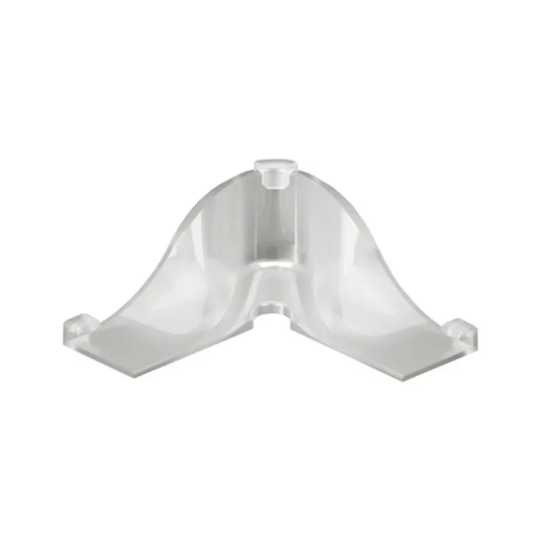 Corner guidance 90°, Häfele Loox5 for LED strip lights up to 8 mm width Plastic, transparent