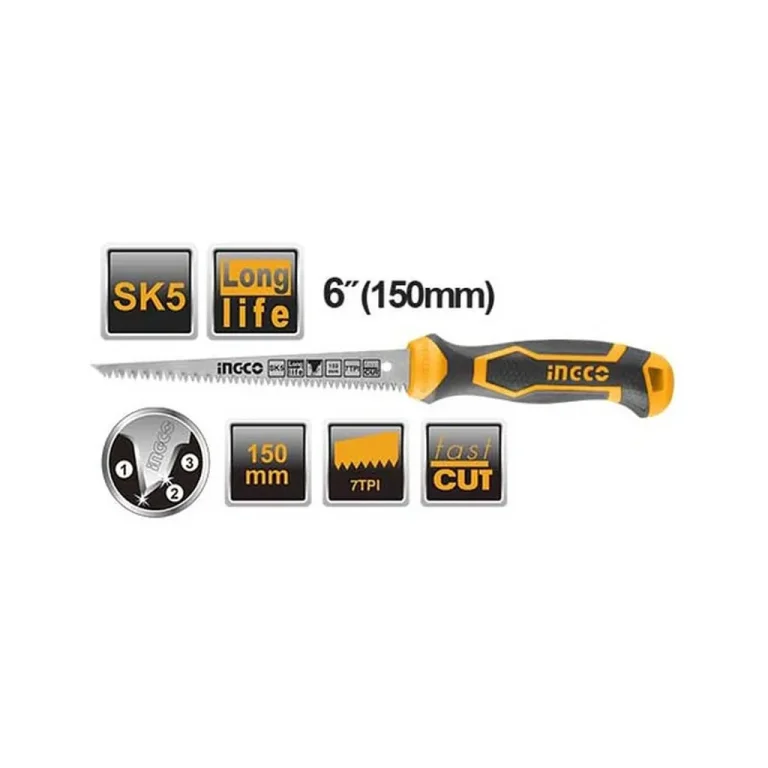 Drywall Saw 150mm SK5 Blade Trade