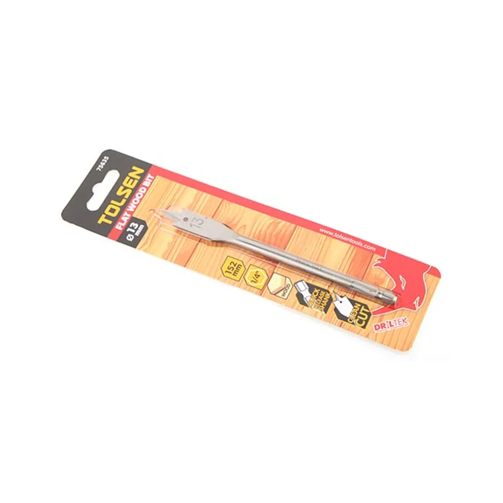 Flat Wood Bits CS 14 Hex Shank 19mm (0.7) Flat Wood Bits CS 1/4" Hex Shank 19mm (0.7")