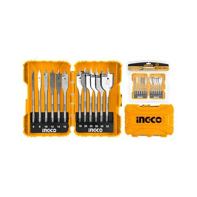 Flat Wood Drill Bit Set 12Pcs