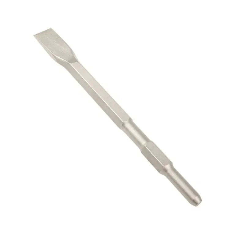 Hex Flat Chisel Alloy Steel Sand Blasting Blacken 17*280*25mm (0.7"x11"x1")