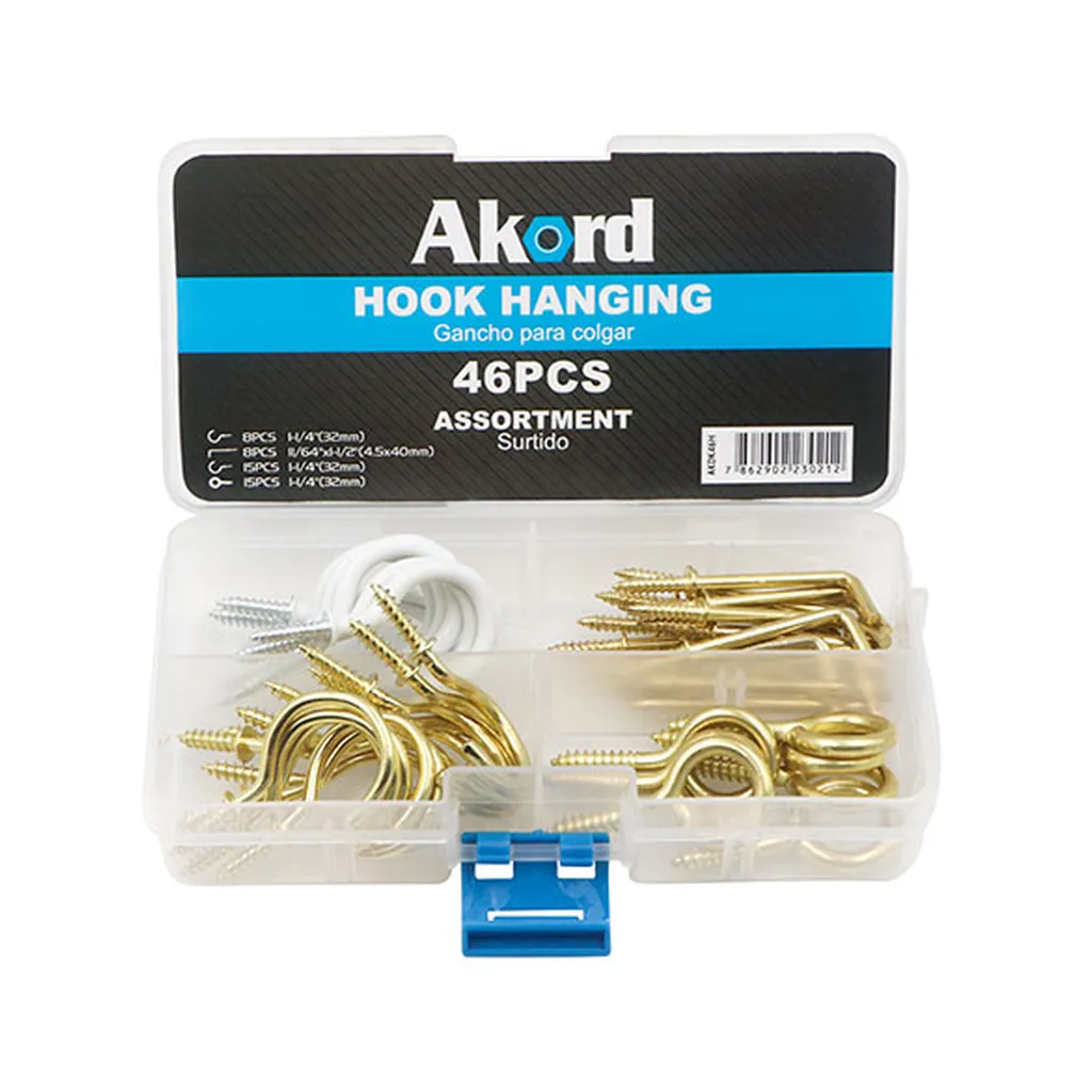 Hook Hanging Assortment Kit 46PCS Hook Hanging Assortment Kit 46PCS