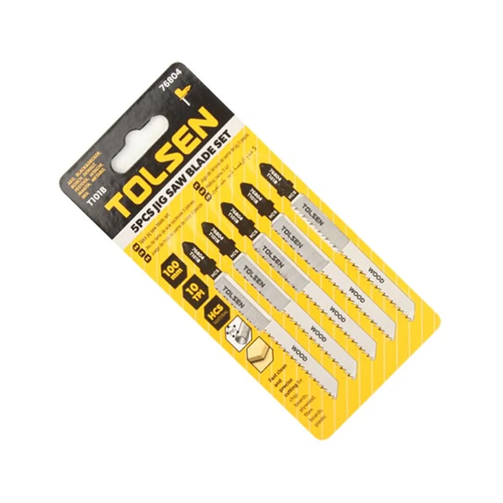 Jigsaw Blade HCS 10TPI T101B For Wood White 100mm (4) Jigsaw Blade HCS 10TPI T101B For Wood White 100mm (4")