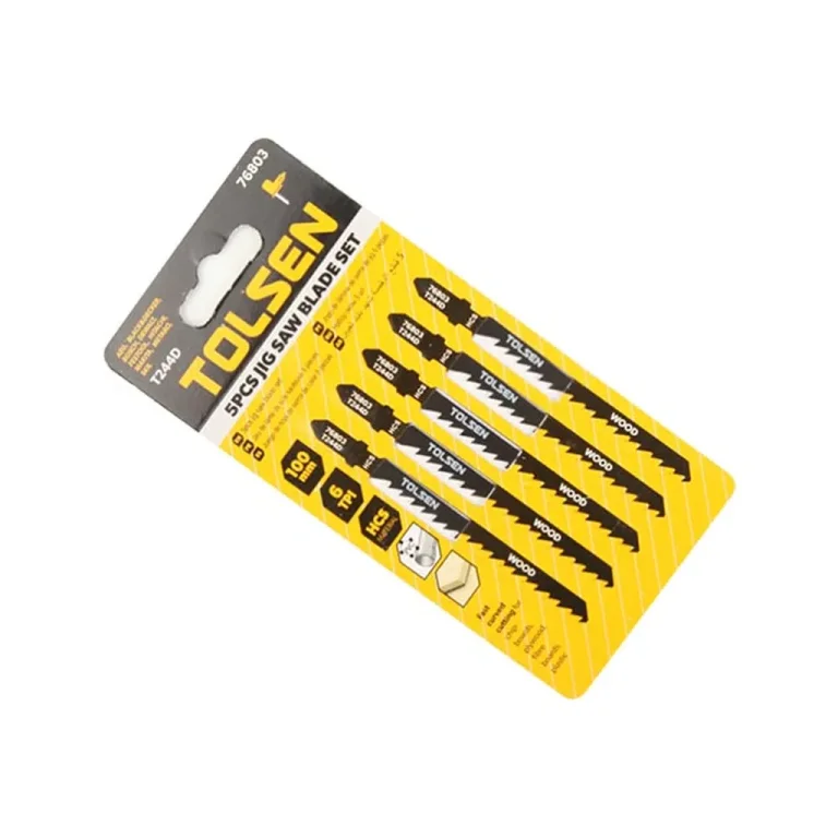 Jigsaw Blade HCS 6TPI T244D For Wood Black 100mm (4")