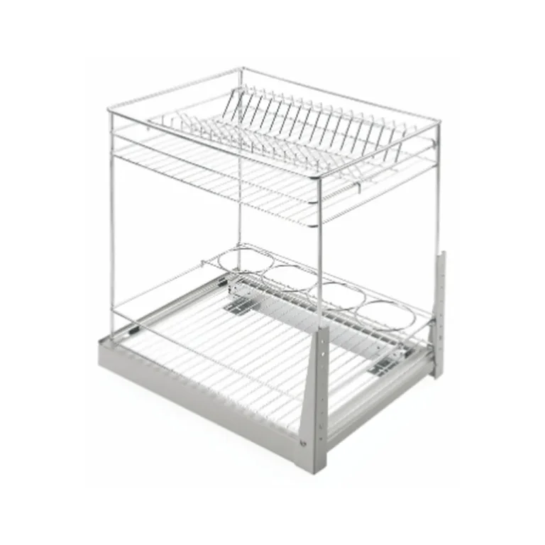 Kitchen Pull Out Drawer Basket 400mm Cabinet include runners