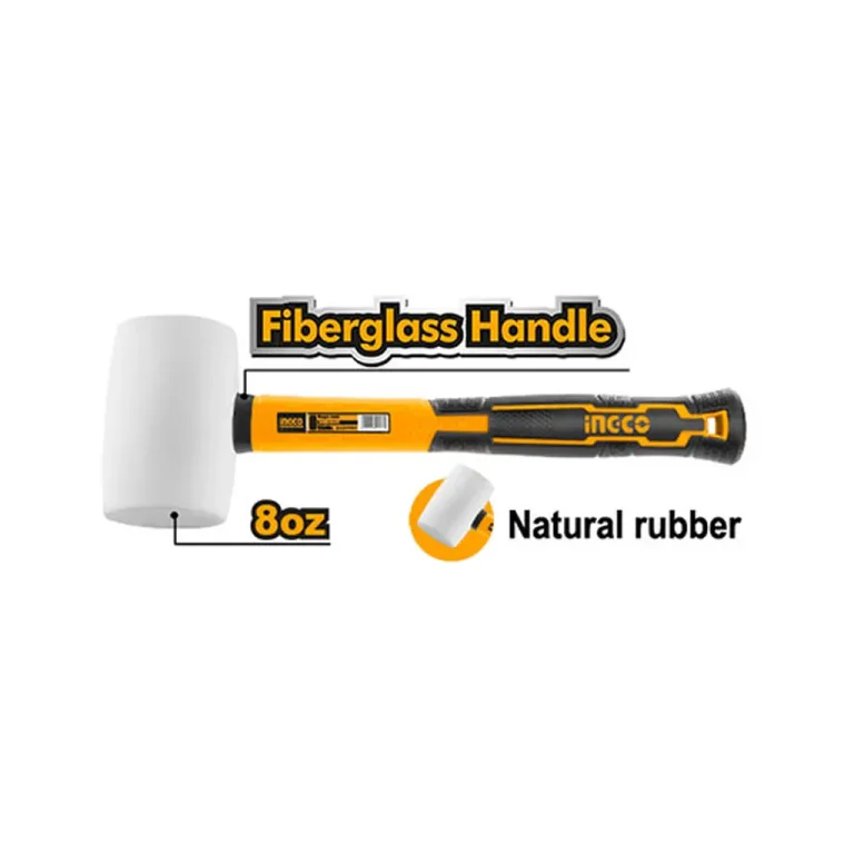 Rubber Mallet 220g White