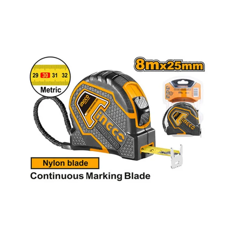 Tape Measure Steel 8mx25mm Trade