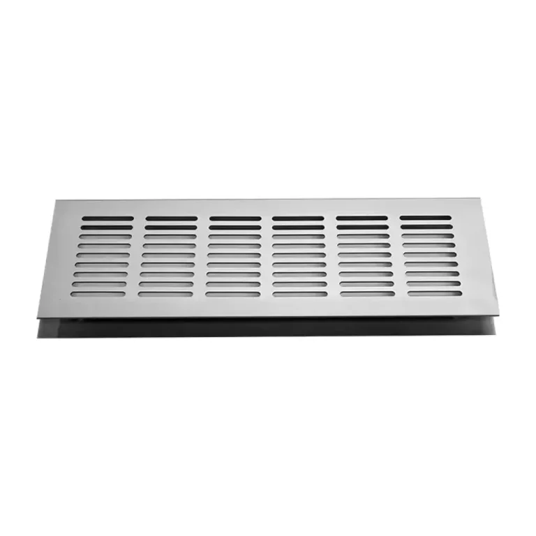 Aluminium Louvered Cabinet Vent 80x80x500mm Aluminium