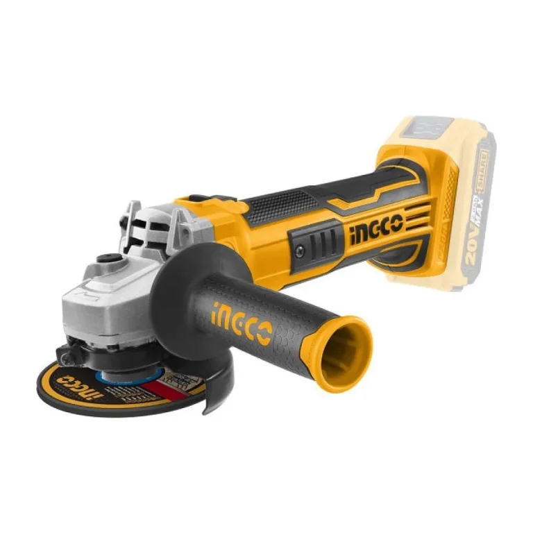 Li-Ion Cordless Angle Grinder 115mm 20V Skin - INGCO