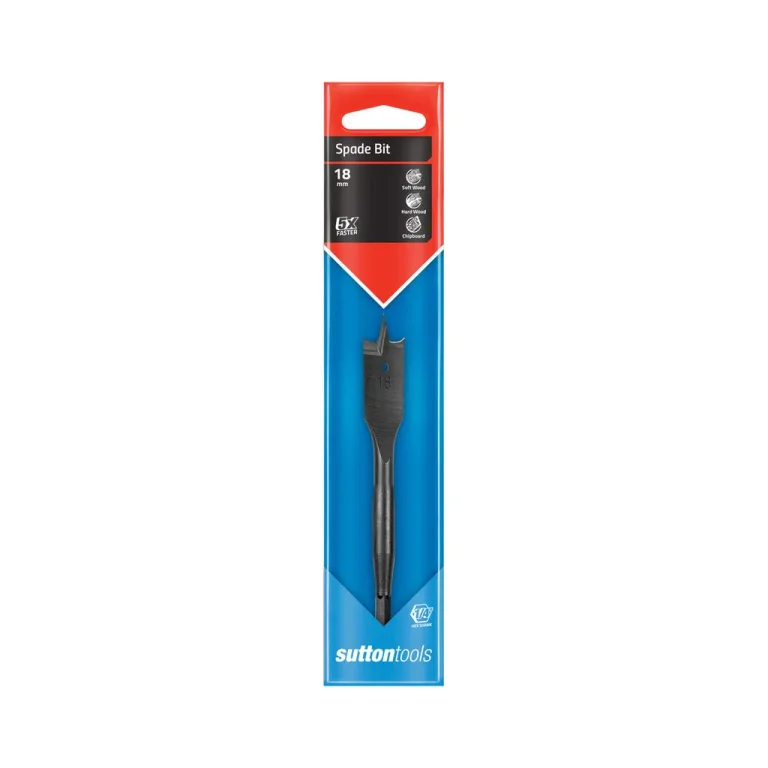 DRILL D501 SPADE BIT SUPABORE CARDED 18.0MM