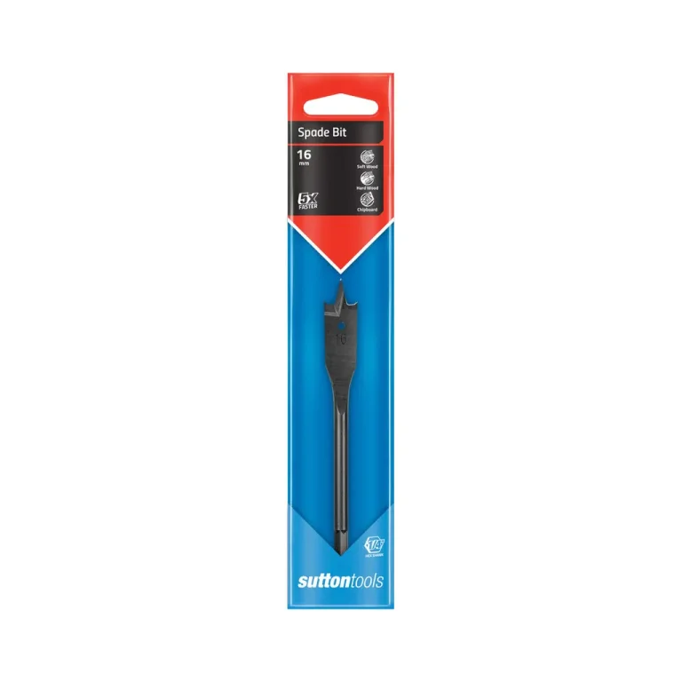 DRILL D501 SPADE BIT SUPABORE CARDED 16.0MM