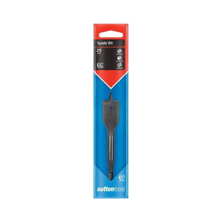 DRILL D501 SPADE BIT SUPABORE CARDED 25.0MM
