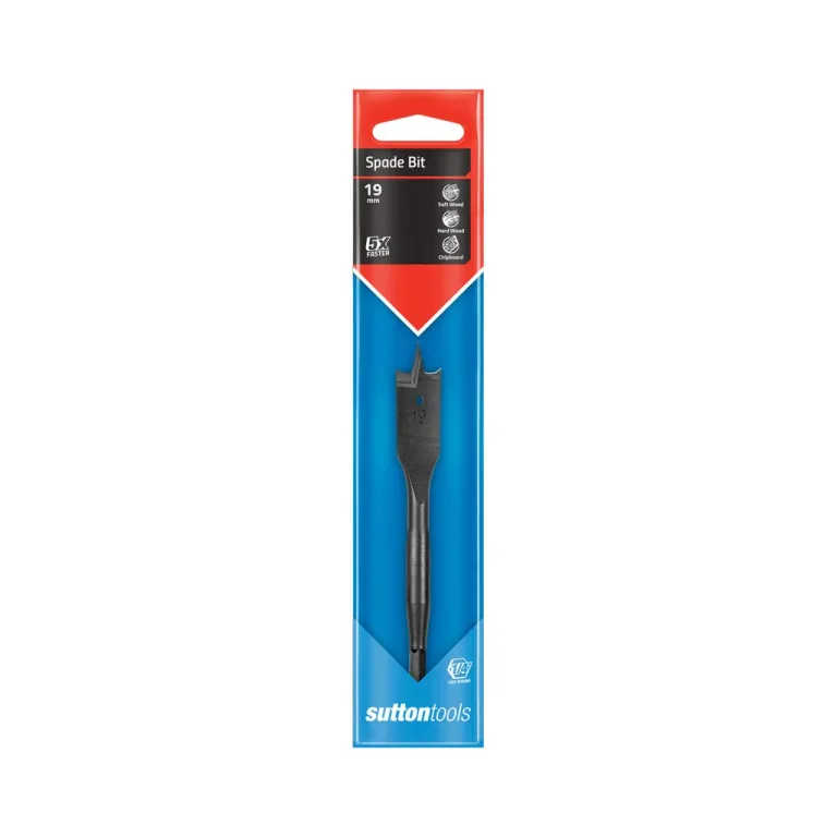DRILL D501 SPADE BIT SUPABORE CARDED 19.0MM