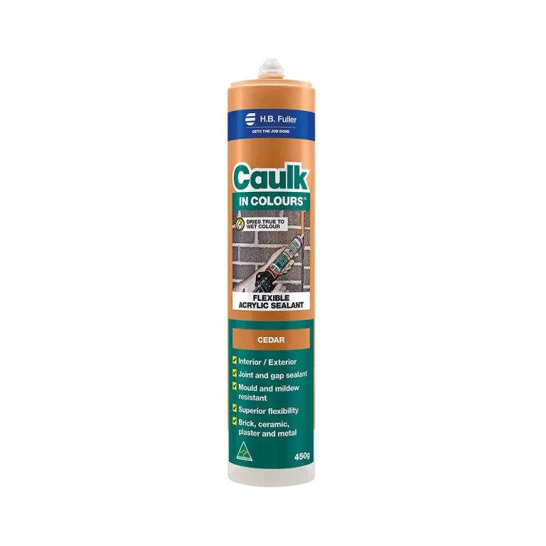 H.B. Fuller Caulk In Colours Cedar