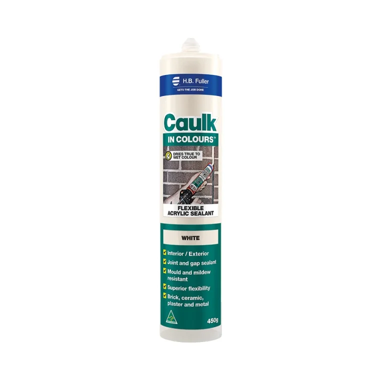 H.B. Fuller Caulk In Colours White