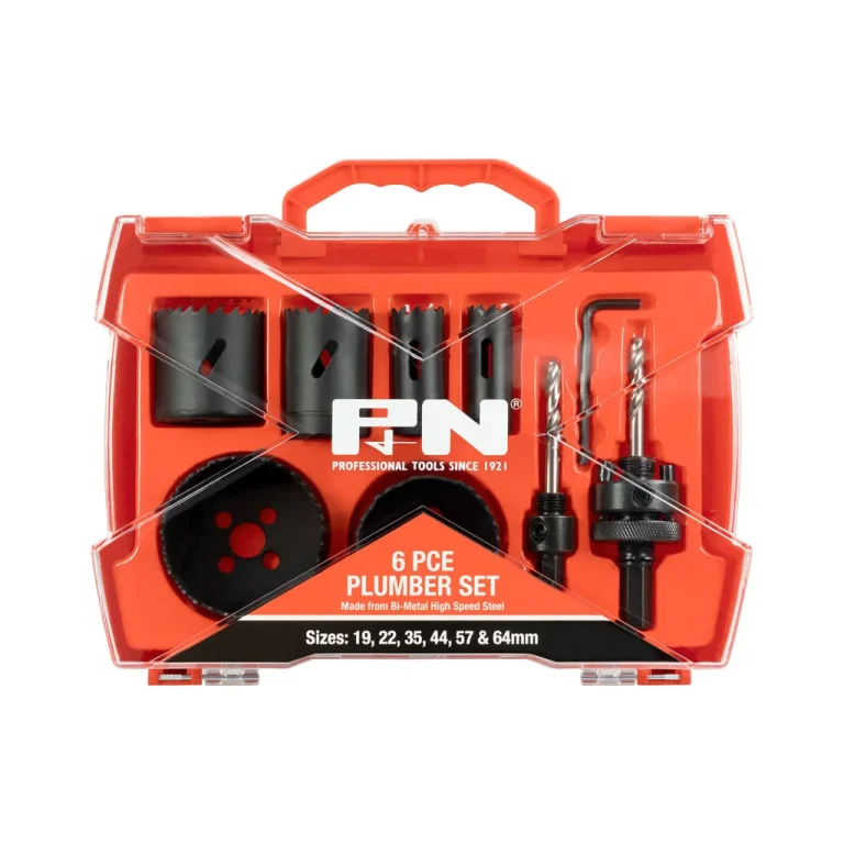 P&N Tools 166044663 Holesaw Bi Metal Plumber Set 6pce