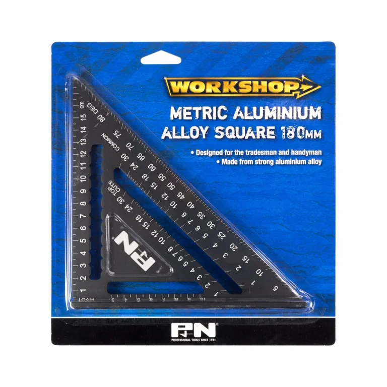 P&N Tools 267900180 Aluminium Rafter Square Metric 180mm