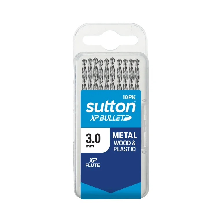 Sutton D220 XP Bullet jobber drill bit 3.0mm, trade pack of ten